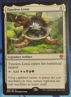 Timeless Lotus Dominaria United Regular Card #239 NM MTG Free Shipping - Image 1