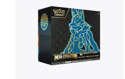 2025 Pokemon Mega Evolution Sealed Pokemon Center Lucario ETB Elite Trainer Box - Image 1