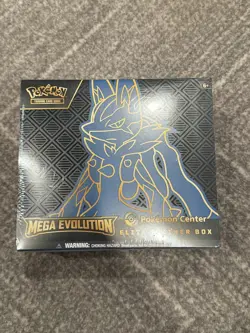 Mega Evolutions Lucario Pokemon Center Elite Trainer Box ETB Factory Sealed - Image 1