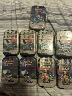 Pokemon TCG: Lumiose City Mini Tin Lot Of 9 New Unopened Sealed Fast Shipping - Image 1