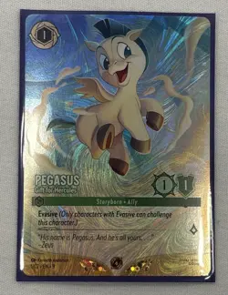 Pegasus - Gift for Hercules 1/C2 EN-9 Disney Lorcana Challenger Promo - Image 1