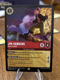 Disney Lorcana TCG Jim Hawkins Space Traveler 109/204 Legendary - Image 1