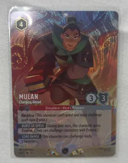 Mulan - Charging Ahead Disney Lorcana DLC Foil Promo 3/C2 EN-8 - Image 1