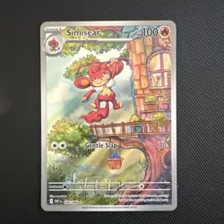 Simisear - 100/086 - White Flare English - Illustration Rare - NM - Pokemon TCG - Image 1