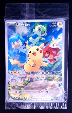 Pokemon TCG Pikachu SVP 027 Paldea Evolved Black Star Promo New Sealed - Image 1