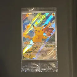 Pokemon TCG Pikachu SVP 027 Paldea Evolved Black Star Promo New Sealed - Image 1