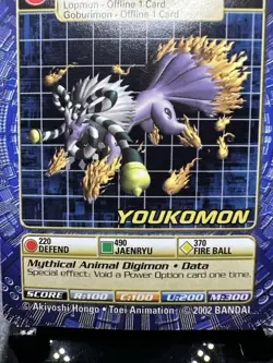 Youkomon BO-277 Digimon Digi-Battle Series 6 Trading Card - Image 3