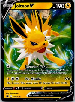 Jolteon V Promo SWSH: Sword & Shield Promo Cards SWSH151 NM - Image 1