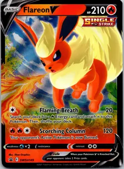 Flareon V Promo SWSH: Sword & Shield Promo Cards SWSH149 NM - Image 1