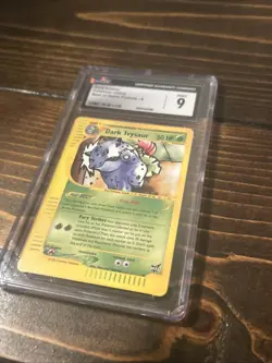 CGC Graded Pokemon Dark Ivysaur Best Of Game Promos 6 - CGC 9 E-reader Card - Image 2