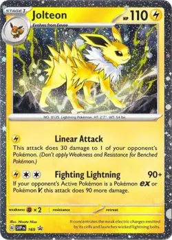 Jolteon (Cosmos Holo, #169) - Holof SV - Scarlet & Violet Promo Cards LP Pokemon - Image 1