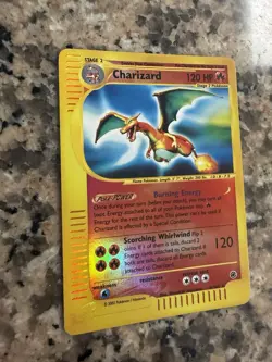 Pokemon TCG Charizard Expedition Base Set Holo Rare Card 6/165 Reverse Holo - Image 2