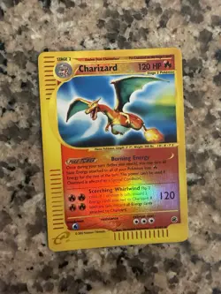 Pokemon TCG Charizard Expedition Base Set Holo Rare Card 6/165 Reverse Holo - Image 4