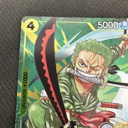 Roronoa Zoro (CS 2024 Event Pack) P-042 One Piece Promotion Cards Foil NM - Image 3