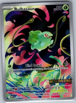 Bulbasaur - (Mega Evolution Stamped) 133/132 - Pokemon Card - NM - Image 1