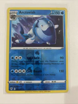 Arctovish Reverse Holo 54/189 Sword & Shield Darkness Ablaze Pokemon Card - Image 1