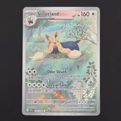 Pokemon TCG Card Stoutland 156/086 White Flare Illustration Rare *English* - NM - Image 1