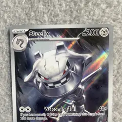 Steelix 150/132 Mega Evolution Illustration Rare Pokemon TCG Card NM - Image 3