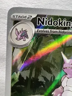 Pokemon TCG Nidoking Scarlet & Violet 151 Illustration Rare Card 174/165 (#2) - Image 2