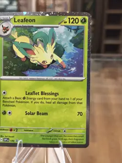 Leafeon - 170 (Cosmos Holo) 170 Sv: Scarlet & Violet Promo Cards Holo Free Ship! - Image 4