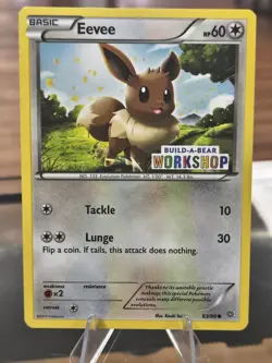 Pokemon Eevee Build-A-Bear Workshop Exclusive 63/98 Promo Card Free Shipping! - Image 1