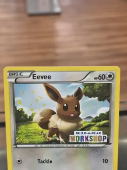 Pokemon Eevee Build-A-Bear Workshop Exclusive 63/98 Promo Card Free Shipping! - Image 2