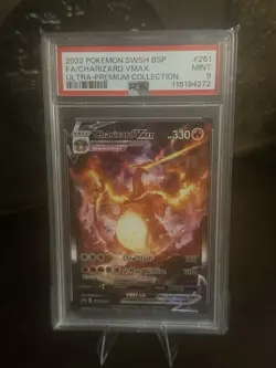 2022 Pokemon BSP FA Charizard VMAX Ultra-Premium Collection SWSH #261 PSA 9 MINT - Image 1