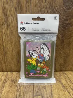 Pokemon Center Original Sealed 65 Floral Flurry Individual Card Sleeves - Image 1