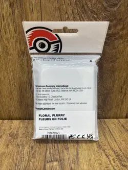 Pokemon Center Original Sealed 65 Floral Flurry Individual Card Sleeves - Image 2