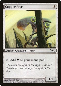 MTG - Copper Myr - Mirrodin - Magic the Gathering - Image 1