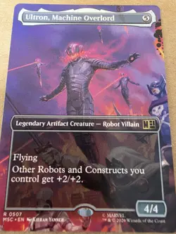 Ultron, Machine Overlord - (Borderless) Marvel Super Heroes Regular - Mtg - Image 1