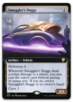 Smuggler's Buggy (Extended Art) #184 (NM) Streets New Capenna NCC Magic MTG - Image 1