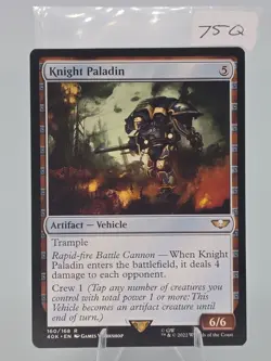 Knight Paladin Warhammer 40k #160 NM Regular Magic The Gathering Mtg - Image 1