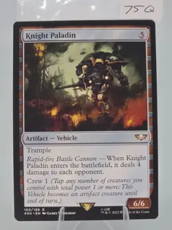 Knight Paladin Warhammer 40k #160 NM Regular Magic The Gathering Mtg - Image 4