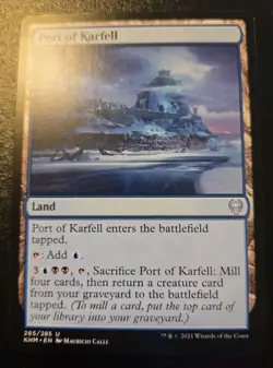 Port Of Karfell 265/285 Uncommon Kaldheim Magic: The Gathering - Image 1