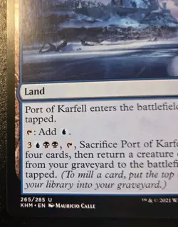 Port Of Karfell 265/285 Uncommon Kaldheim Magic: The Gathering - Image 4