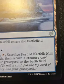 Port Of Karfell 265/285 Uncommon Kaldheim Magic: The Gathering - Image 5