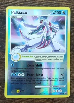 Palkia 11/100 Reverse Holo Rare Majestic Dawn Pokemon Card - Image 1