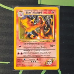 Blaine's Charizard 2/132 Holo Rare Gym Challenge 100 HP English - Image 2