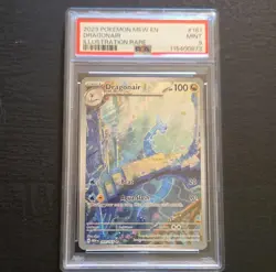 Pokemon TCG Dragonair SV: Scarlet & Violet 151 181/165 IR Holo EN PSA 9 - Image 1