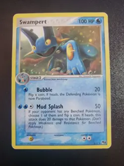 Swampert 5/17 Pop Series 1 Rare MP Pokemon DNA GAMES - Image 1