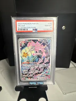 2023 POKEMON PAR EN-PARADOX RIFT #192 VELUZA ILLUSTRATION RARE - Image 1