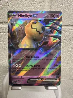 Pokemon TCG Mimikyu ex Sv Black Star Promos SVP004 Holo Promo Promo - Image 1