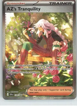 AZ's Tranquility 120/086 Holo Special Illustration Rare Chaos Rising Pokemon NM - Image 1