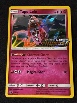 Tapu Lele SM152 NM Holo Lost Thunder Stamp Black Star Pokemon Promo! - Image 1