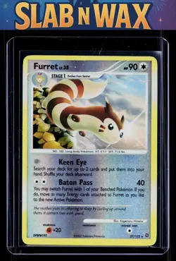 Pokemon tcg Secret Wonders Furret( Reverse Holo) #27/132 - Image 1