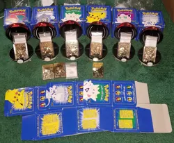 Pokemon 23K Gold Plated Complete Set Cards 1999 Pokemon Burger King With Extras - Image 1