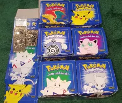 Pokemon 23K Gold Plated Complete Set Cards 1999 Pokemon Burger King With Extras - Image 2