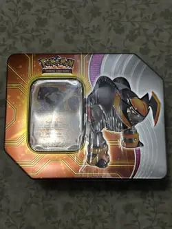 Pokemon TCG Iron Boulder Paradox Destinies Tin 5 Booster Packs Sealed New 🔥 - Image 1
