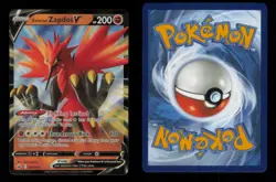 GALARIAN ZAPDOS V V RARE HOLO 080/198 NM POKEMON - Image 3